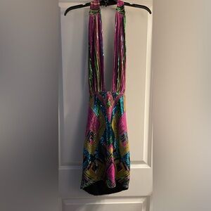 Fashion Nova Multicolor Sequin Mini Dress